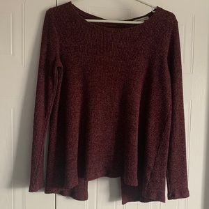 American eagle long sleeve with open back